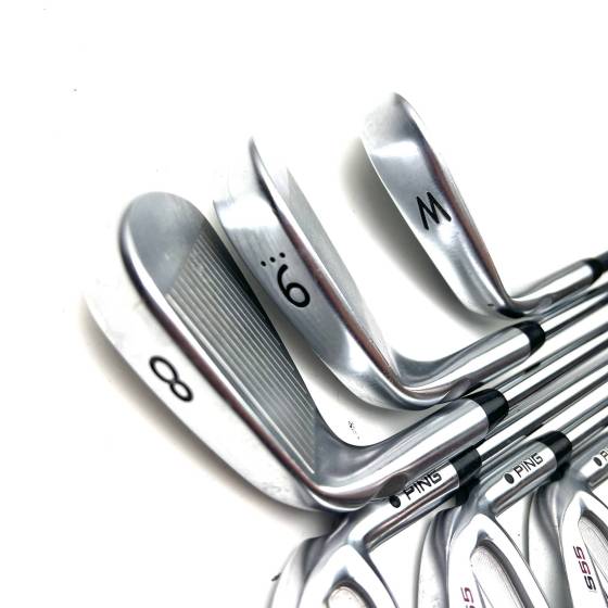 Ping S55 Irons / 4-PW / Dynamic Gold R300 Regular Flex