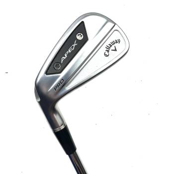 DEMO Left Handed Callaway Apex Pro 7 Iron / 33 Degree / Elevate MPH 85 Regular Flex
