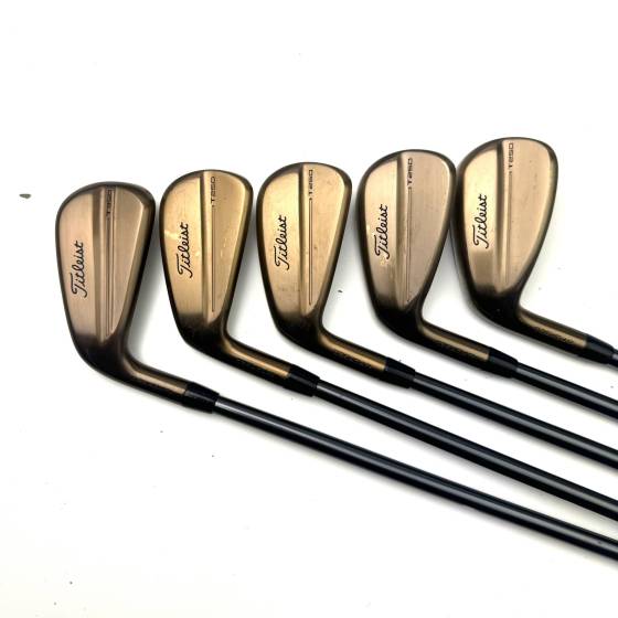 Left Handed Titleist T250/T350 Oil Can Irons / 5-9 / MMT 65 Regular Flex