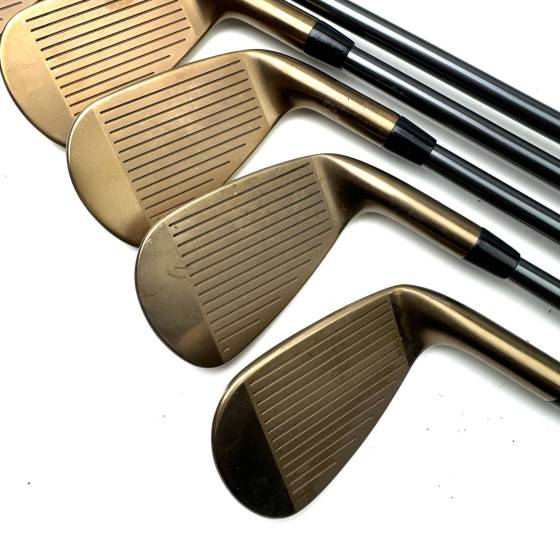 Left Handed Titleist T250/T350 Oil Can Irons / 5-9 / MMT 65 Regular Flex
