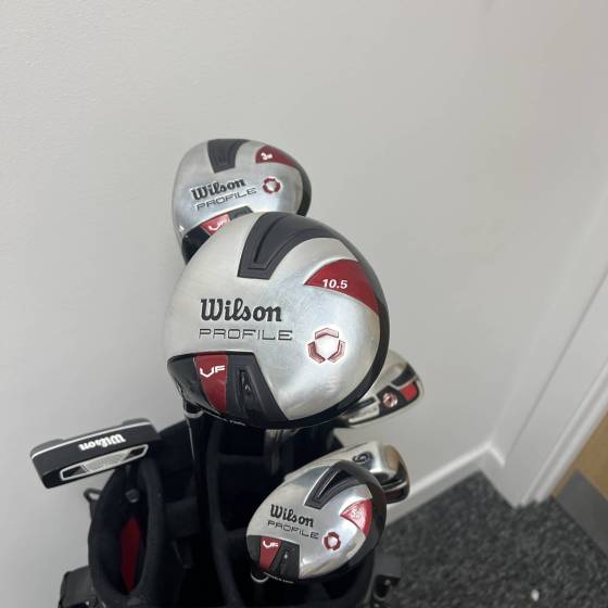 Left Handed Wilson Profile 10 Piece Set / Regular Flex