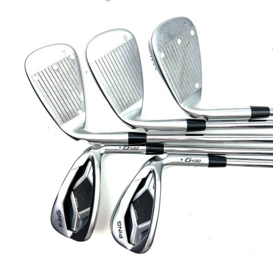 Ping G430 Irons / 7-PW + 50 Degree / AWT 2.0 Stiff Flex