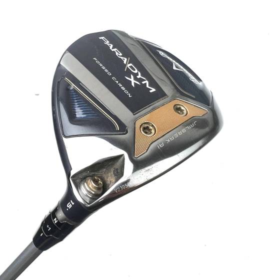 Callaway Paradym X 3 Wood / 15 Degree / Aldila Ascent 50 Regular Flex
