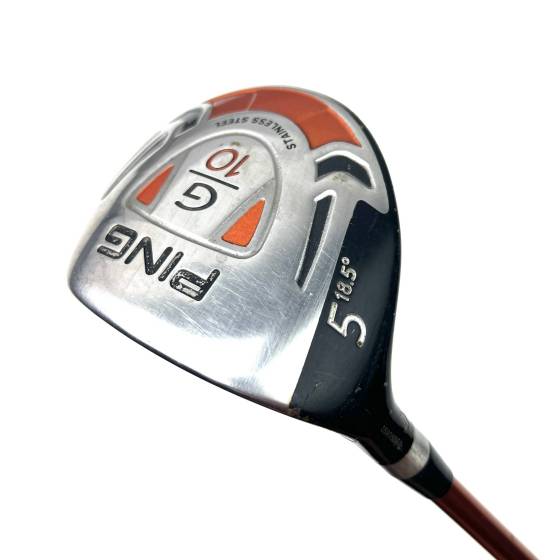 Left Handed Ping G10 5 Wood / 18.5 Degree / TFC 129 Regular Flex