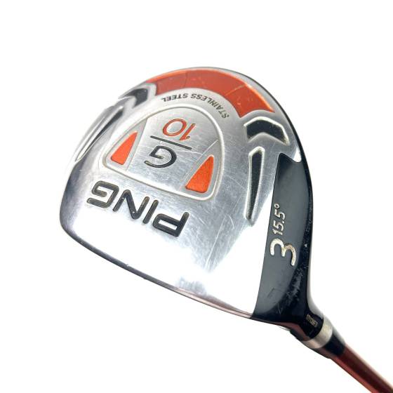 Left Handed Ping G10 3 Wood / 15.5 Degree / TFC 129 Regular Flex
