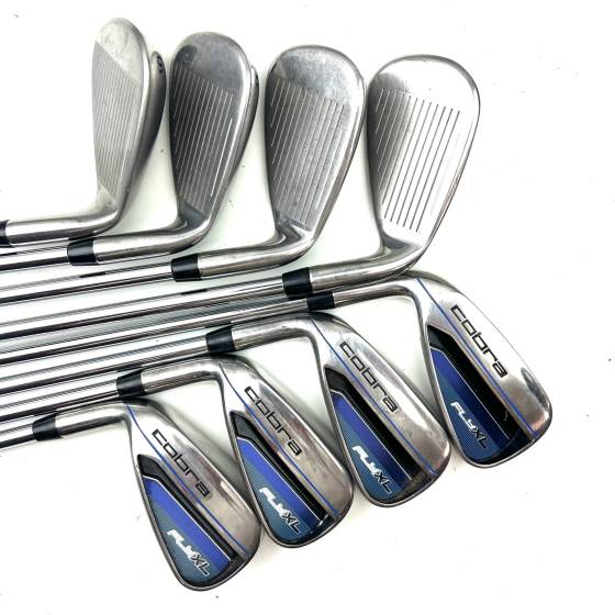 Left Handed Cobra Fly XL Irons / 4-SW / Cobra XL Regular Flex