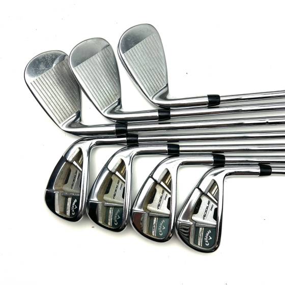Callaway Rogue Pro Irons / 4-PW / N.S. Pro Modus3 Tour 105 Stiff Flex