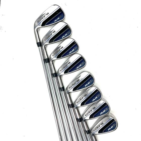 Left Handed Cobra Fly XL Irons / 4-SW / Cobra XL Regular Flex