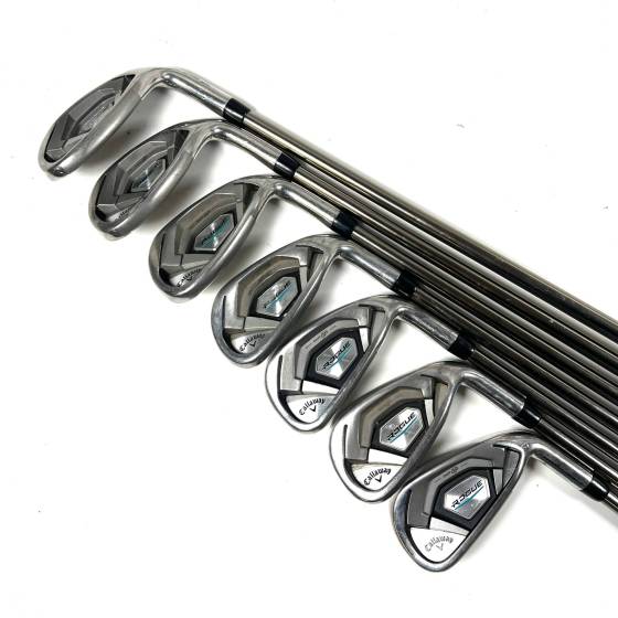 Callaway Rogue Irons / 6-SW + AW / Recoil ESX Regular Flex