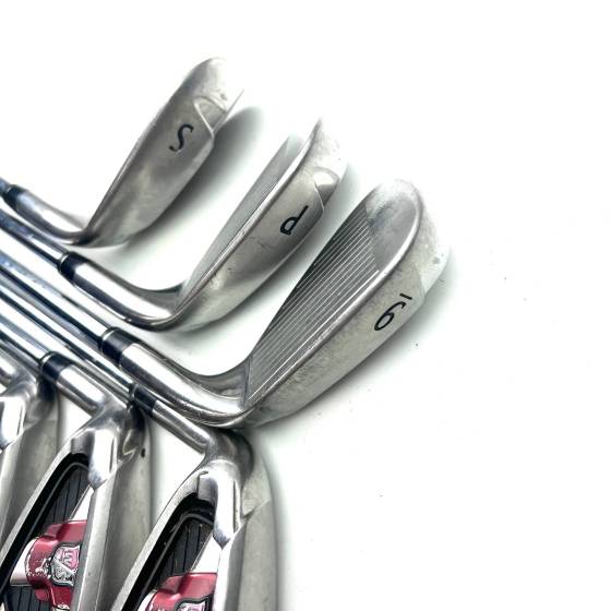 Left Handed Wilson Staff D100 Irons / 5-SW / Uniflex