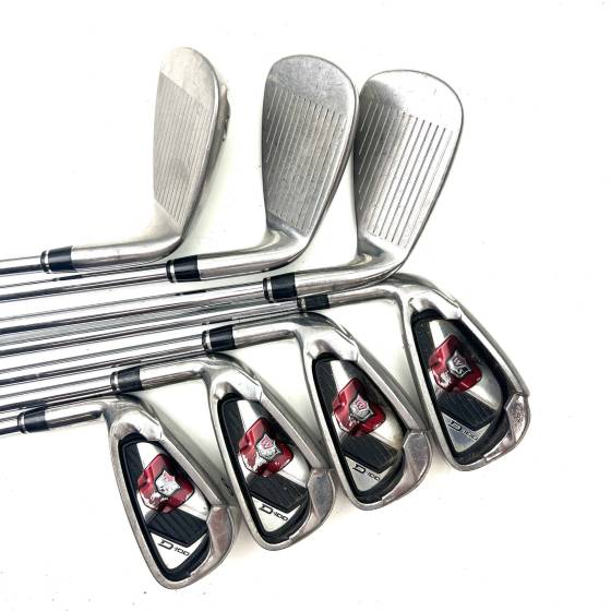 Left Handed Wilson Staff D100 Irons / 5-SW / Uniflex