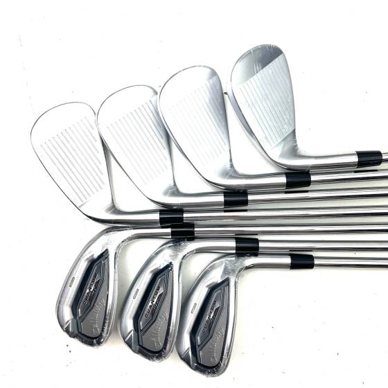 New Callaway Quantum Max Irons / 5-PW+AW / KBS Max 90 Stiff Flex
