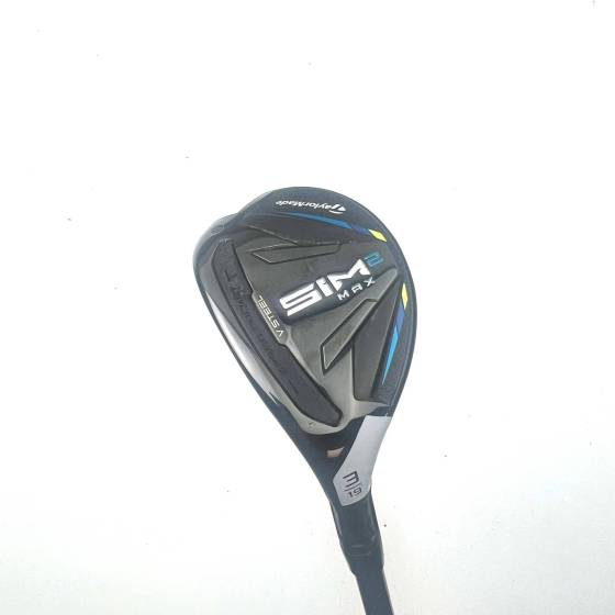 Left Handed Taylormade Sim2 Max 3 Hybrid / 19 Degree / Airspeeder Evolution Tour Spec X-Stiff Flex