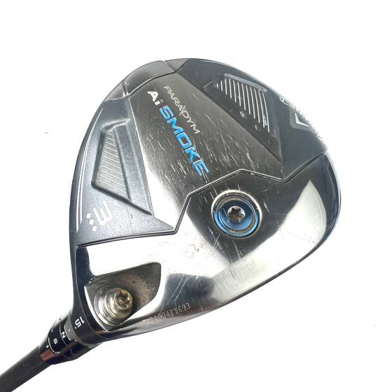 Callaway Paradym AI Smoke Triple Diamond 3 Wood / 15 Degree / Tensei Blue AV Series 65 Regular Flex