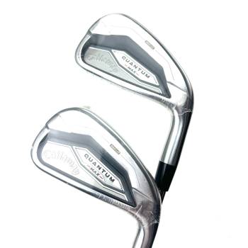 New Callaway Quantum Max Irons / 5-PW+AW / KBS Max 90 Stiff Flex