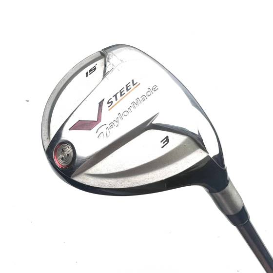 Taylormade V Steel 3 Wood / 15 Degree / Taylormade Ultra Lite Graphite 65 Regular Flex