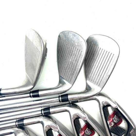 Left Handed Wilson Staff D100 Irons / 5-SW / Uniflex