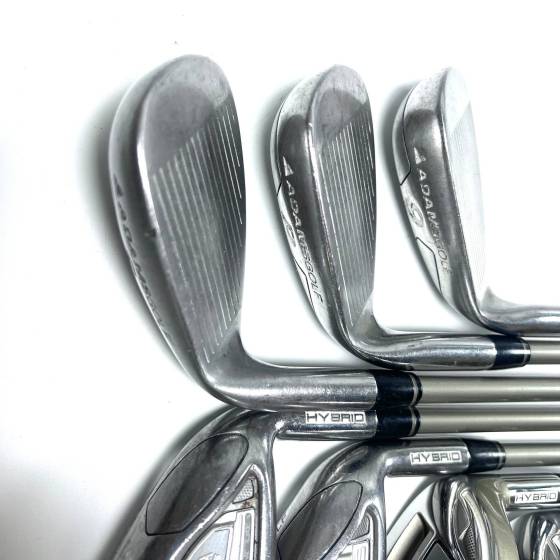 Adams Idea A12 OS Irons / 7-SW + 5 + 6 Hybrid / Idea Womens Flex