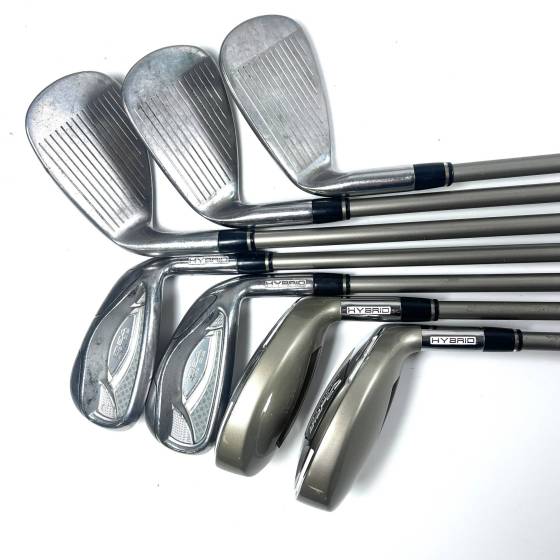 Adams Idea A12 OS Irons / 7-SW + 5 + 6 Hybrid / Idea Womens Flex