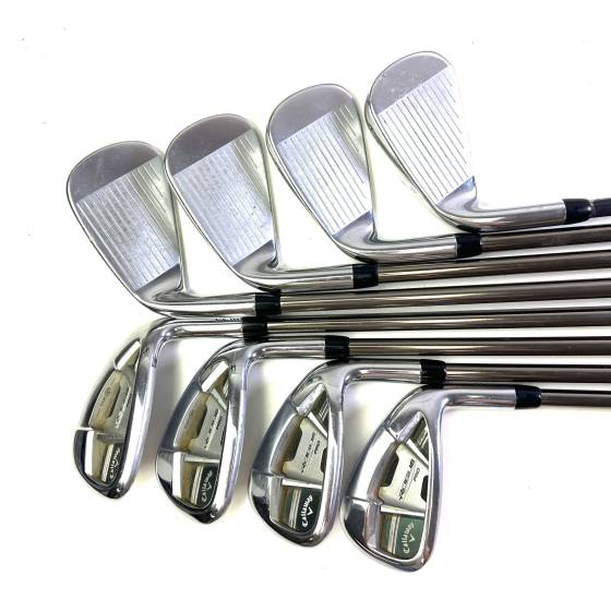 Callaway Rogue Pro Irons / 4-PW+AW / Recoil ESX 460 Regular Flex
