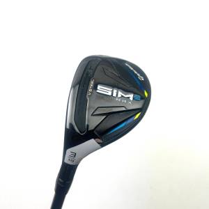 Left Handed Taylormade Sim2 Max 3 Hybrid / 19 Degree / Airspeeder Evolution Tour Spec X-Stiff Flex