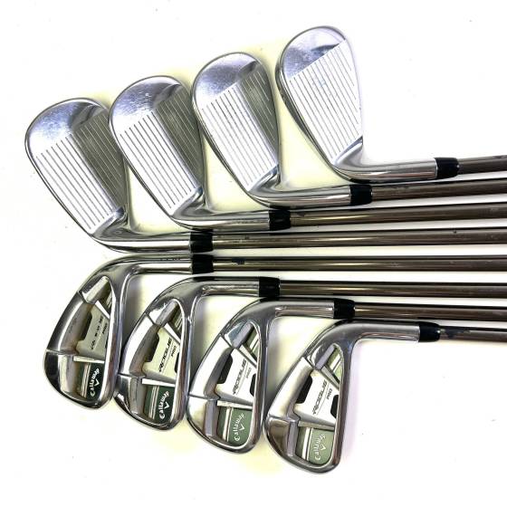 Callaway Rogue Pro Irons / 4-PW+AW / Recoil ESX 460 Regular Flex