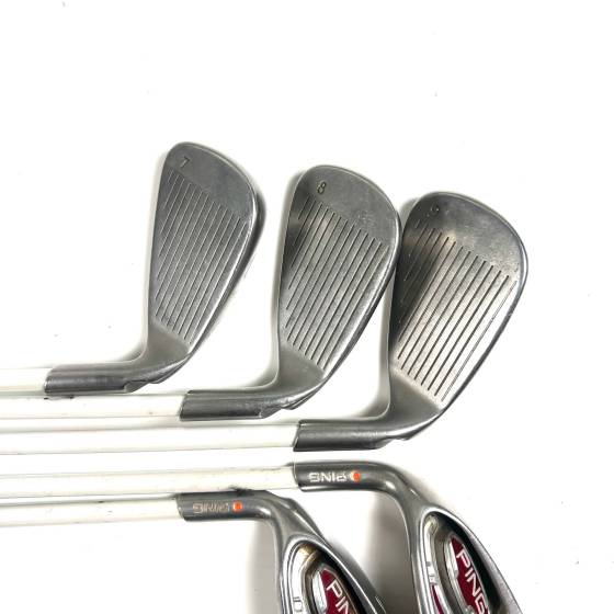 Left Handed Ping Faith Irons / 7-SW / ULT 200 Ladies Flex