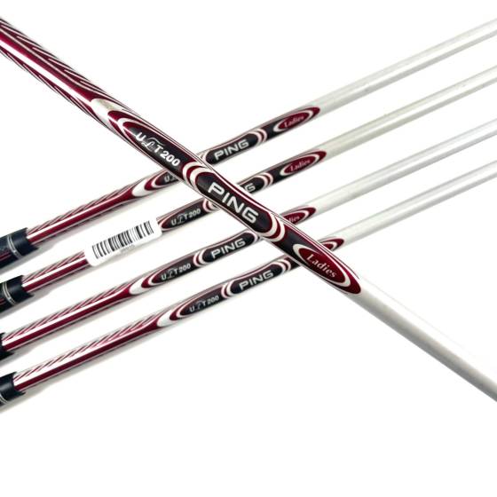 Left Handed Ping Faith Irons / 7-SW / ULT 200 Ladies Flex