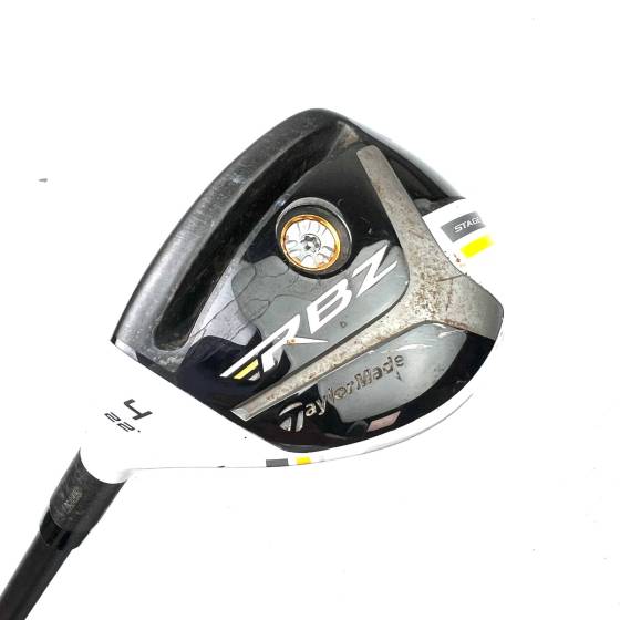 Left Handed Taylormade RBZ Stage 2 4 Hybrid / 22 Degree / Rocketfuel 65 Regualr Flex