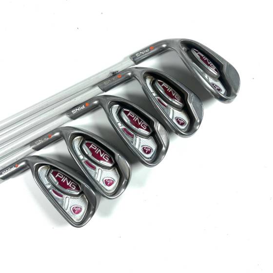 Left Handed Ping Faith Irons / 7-SW / ULT 200 Ladies Flex