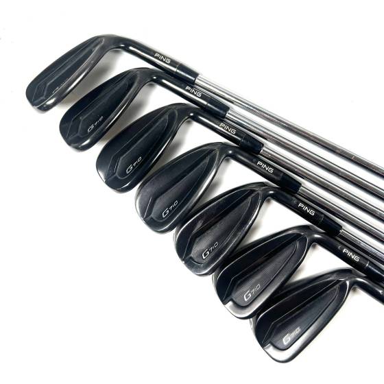 Ping G710 Irons / 6-SW + UW / KBS Tour 110 Regular Flex