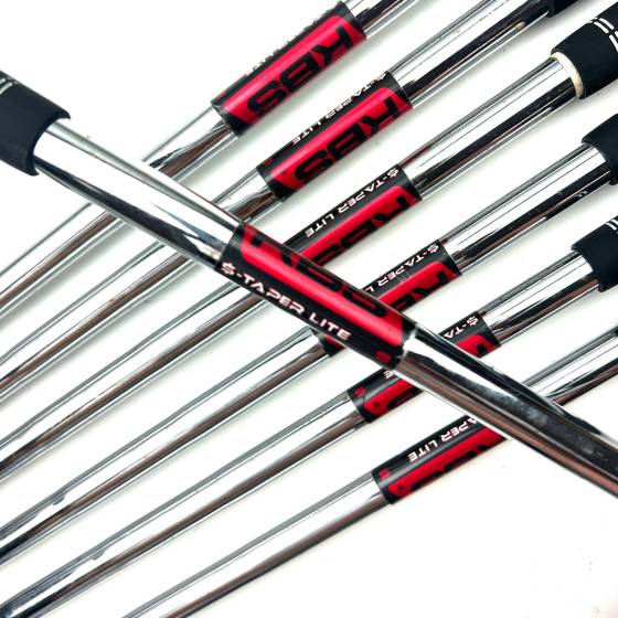 Cobra King Forged Tec Copper Irons / 4-PW / KBS $-Taper Lite Stiff Flex