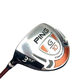 Left Handed Ping G10 3 Wood / 15.5 Degree / TFC 129 Regular Flex
