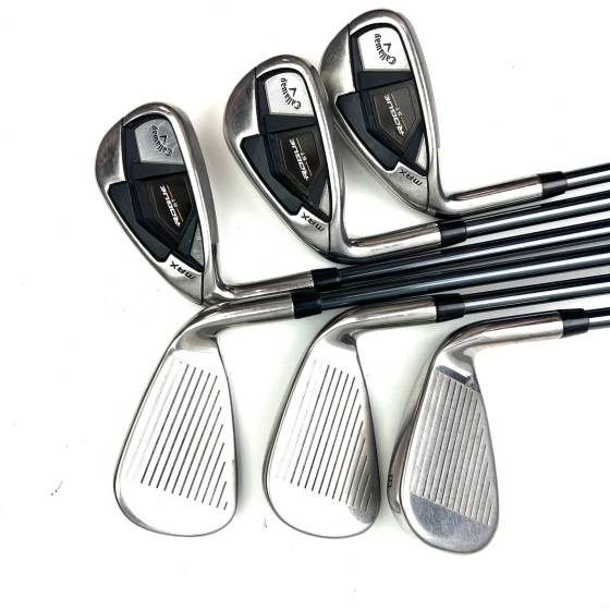 Left Handed Callaway Rogue ST Max Irons / 6-AW / Recoil Dart 65 Regular Flex