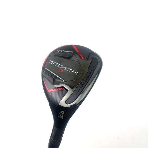 Taylormade Stealth 2 4 Hybrid / 22 Degree / HZRDUS Smoke Stiff Flex