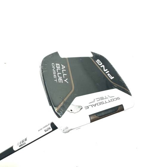 New Ping Scottsdale Tec Ally Blue Onset Putter / 34 Inches