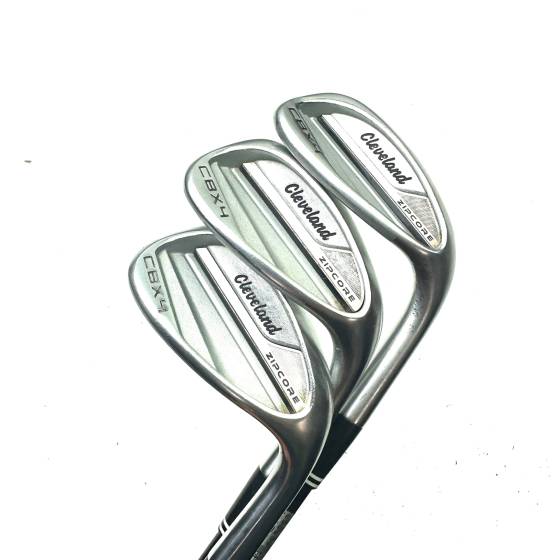 Cleveland CBX-4 Wedge Set / 50, 54, 58 Degree / Recoil Dart 80 Wedge Flex