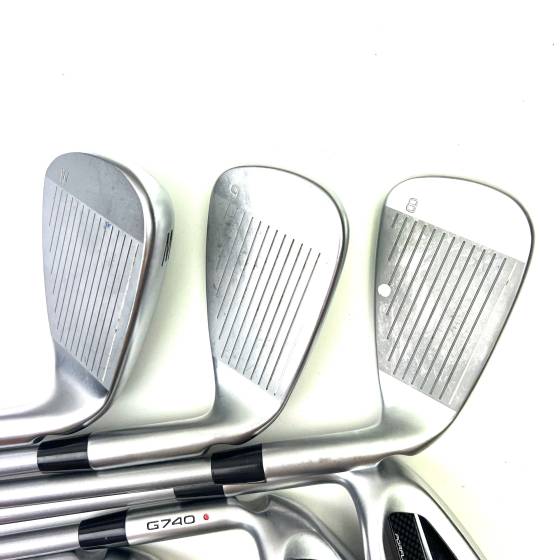 Left Handed Ping G740 Irons / 8-UW + 50 + 56 / Alta Quick 45 Senior Flex