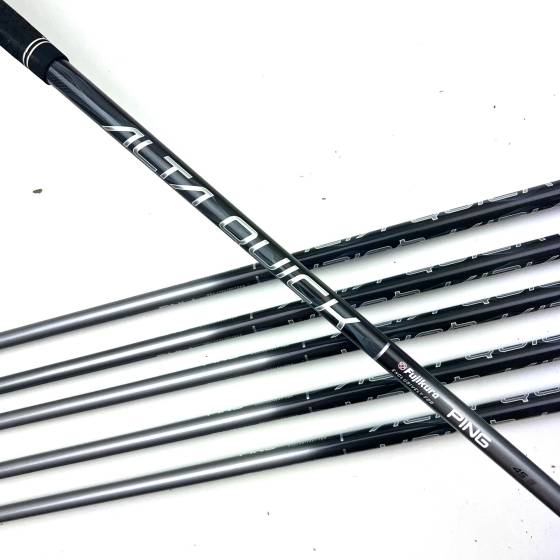 Left Handed Ping G740 Irons / 8-UW + 50 + 56 / Alta Quick 45 Senior Flex