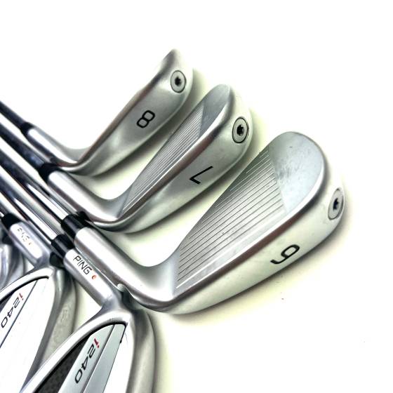 Left Handed Ping I240 Irons / 6-UW / AWT 3.0 Regular Flex