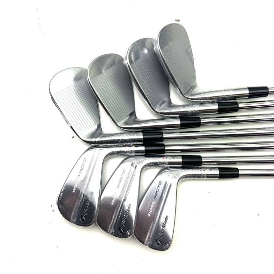 New Taylormade Rors Proto Irons / 4-PW / Project X X-Stiff Flex