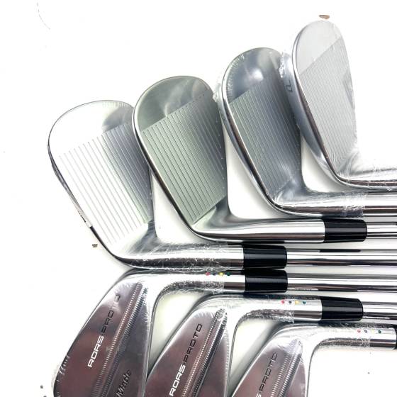 New Taylormade Rors Proto Irons / 4-PW / Project X X-Stiff Flex