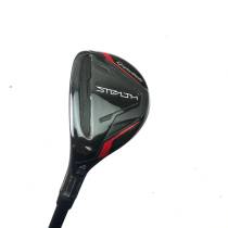Left Handed Taylormade Stealth 4 Hybrid / 22 Degree / Fujikura Ventus Regular Flex