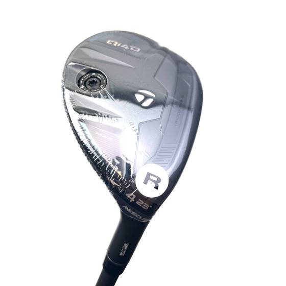 New Taylormade QI4D Max 4 Hybrid / 23 Degree / REAX 50 Regular Flex