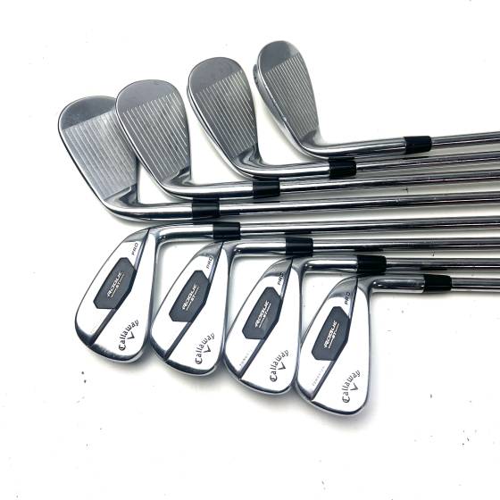 Callaway Rogue ST Pro Irons / 4-PW+AW / Project X Rifle Regular Flex
