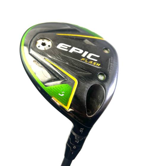 Callaway Epic Flash 3 Wood / 15 Degree / Hzrdus Smoke 70 Stiff Flex