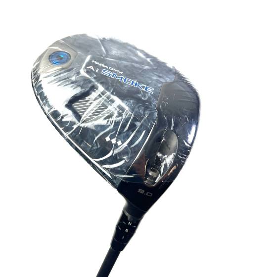 New Callaway Paradym Ai Smoke Triple Diamond Plus Driver / 9 Degree / Mitsubishi Tensei AV Series 65 Stiff Flex