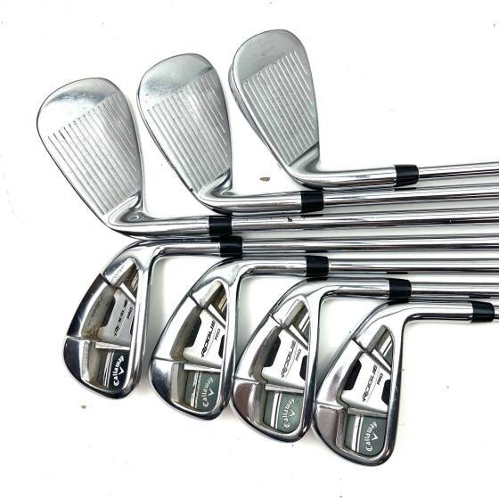 Callaway Rogue Pro Irons / 4-PW / Project X Rifle X-Stiff Flex