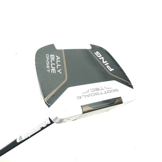 New Ping Scottsdale Tec Ally Blue Onset Putter / 38 Inches