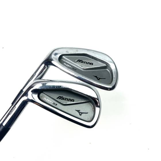 Left Handed Mizuno MP 53 Irons / 5-PW / Regular Flex